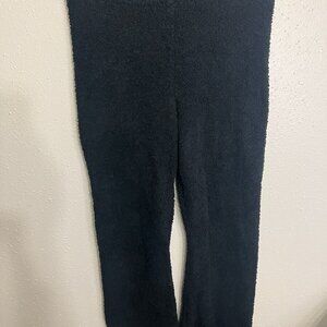 art class cozy plush black pants.